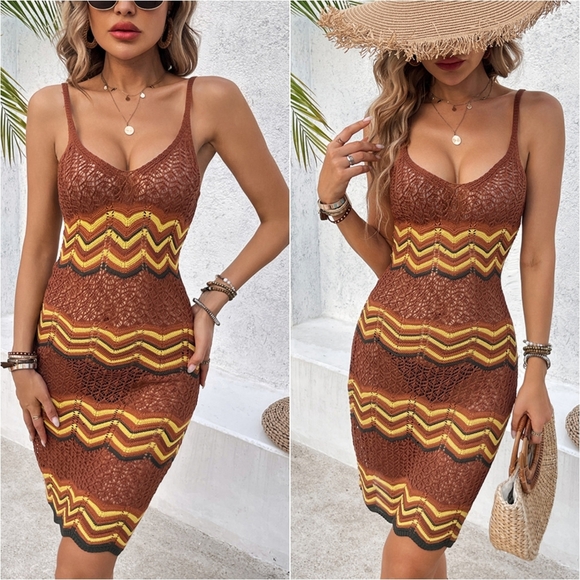 Woven Dreams Sweater Dress - Picture 1 of 9